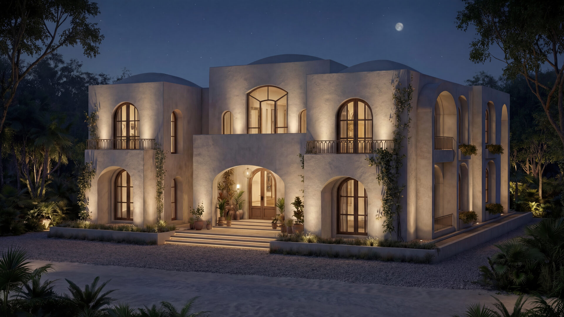 Villa Mediterranean — Nuit