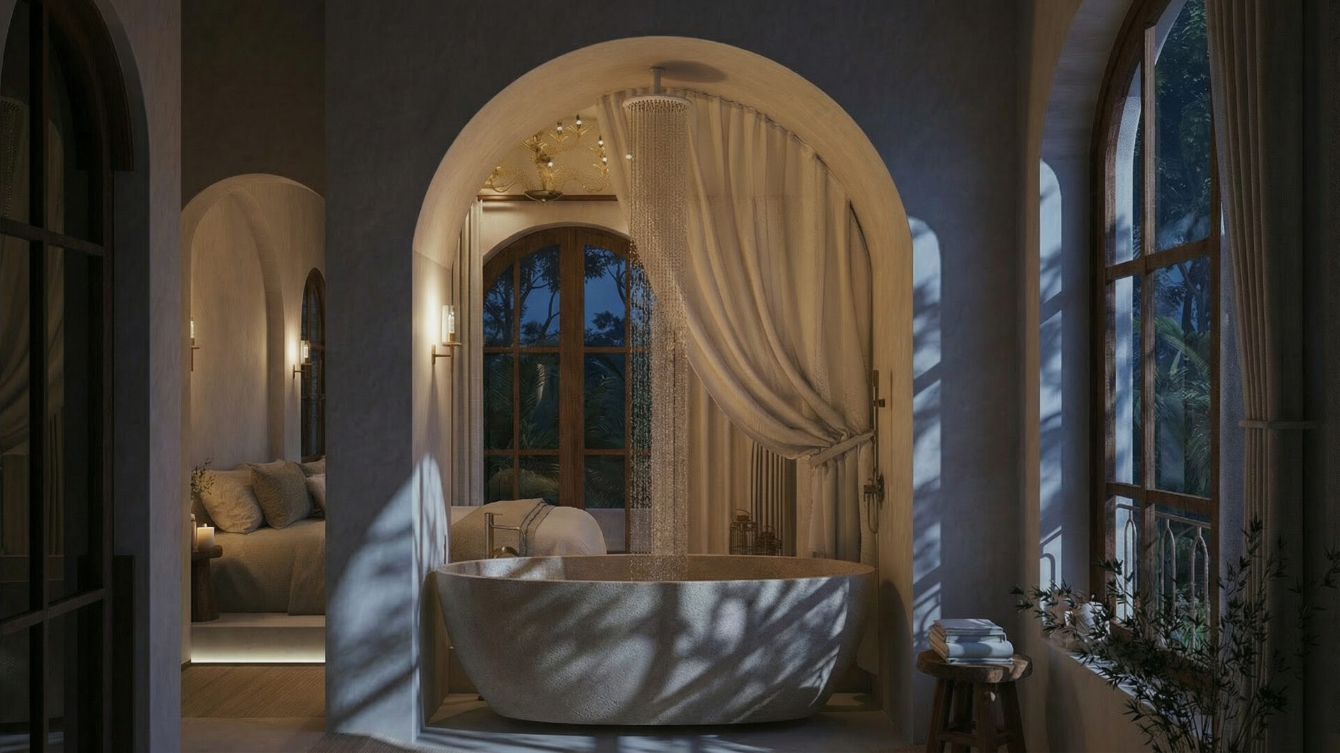 Villa Mediterranean — Nuit