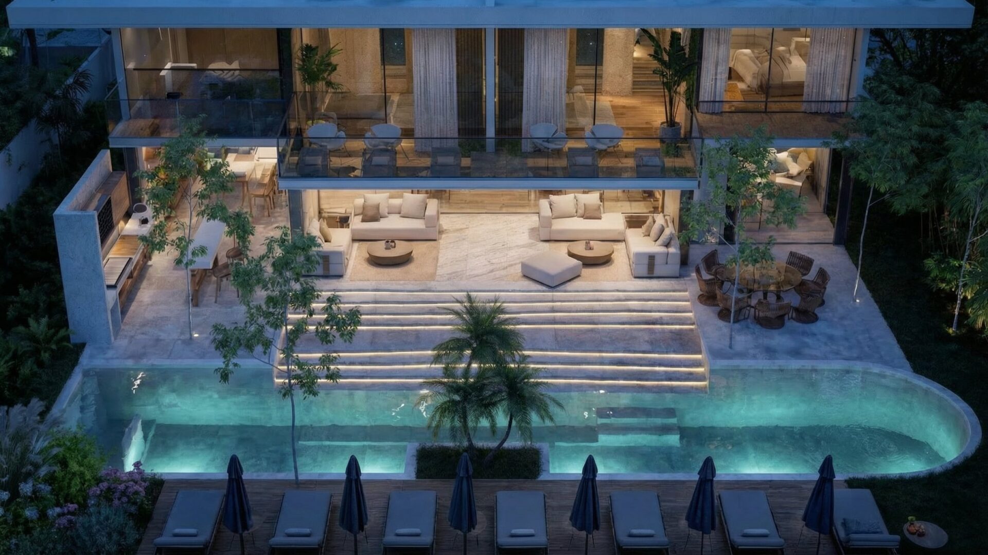 Villa Lumara — Nuit